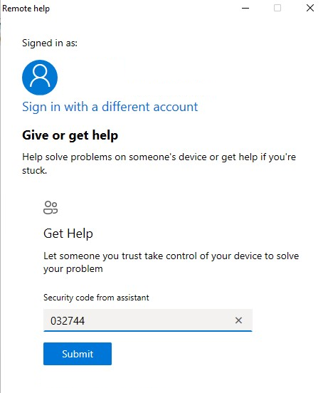 Remote Help ready for provider